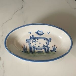 9" Pig Oval Baker by M.A. Hadley